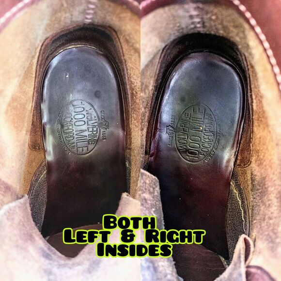 Wolverine 1000 Mile Men 10.5 Plain-Toe Original Boot - Picture 6 of 10